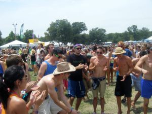 Foot stomping at Bonnaroo 2012 