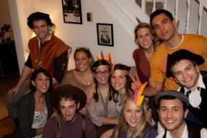 Some of the best people I know! We dress up for Thanksgiving. 