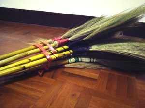 My bundle of brooms.