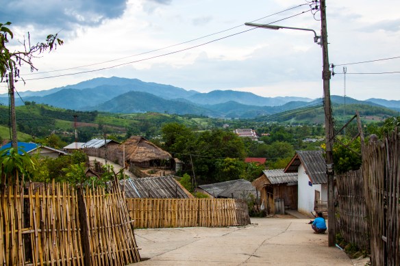 I was impressed to see drainage systems, pavement, and electricity throughout the village. 