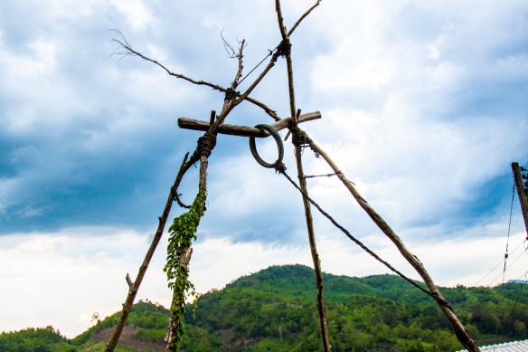 The swing reserved for use during the Akha Swing Festival. 
