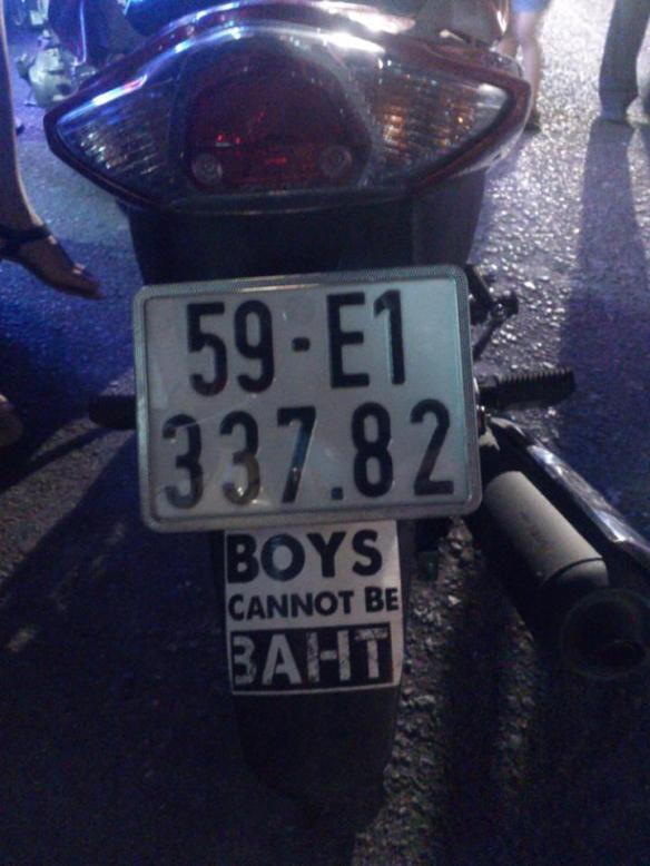 Urban Light sticker being driven around Ho Chi Mihn City! So cool!