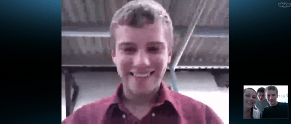 All four siblings reunited through Skype. So glad we got to Skype Darryl while Rob and Blakely were in town--- a highlight of the week. We were lucky the Tanzanian internet was up and running this particular evening!