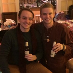 My buddy Brooks and I on night one back in the states. Rocking my Lanna wear and sipping on some American craft brews.